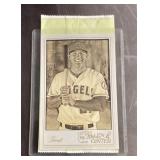 Mike Trout oversized baseball card