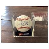 Autographed baseball