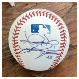Autographed baseball