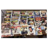 Group of hockey magazines