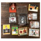 Group of Relics baseball cards