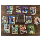 Group of Topps Chrome Refractor cards