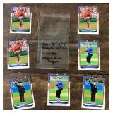 Group of Presidential First Pitch baseball cards