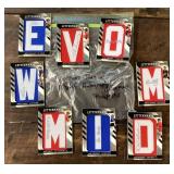 Group of autographed Letterman baseball cards