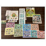 Baseball stamp collection