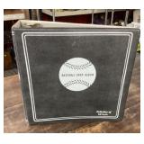 Empty baseball card album