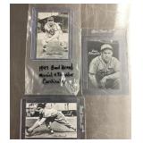 1947 Bond Bread St Louis Cardinals baseball cards