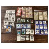 Group of sports cards -- some autographed