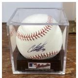 Chris Perez autographed baseball