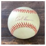Bob Lemon autographed baseball