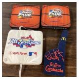 Stadium cushions & foam finger