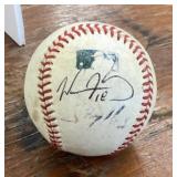 Autographed baseball