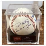Autographed baseball