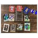 Group of football cards