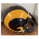 Charles White autographed Rams helmet