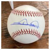 Autographed baseball