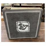 Baseball card album with various autographs