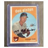 1959 Topps Don Elston baseball card