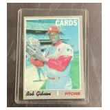 1970 Topps Bob Gibson baseball card