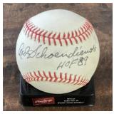 Red Schoendienst autographed baseball