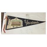 Vintage NY Yankees team photo pennant