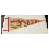 1968 Cincinnati Reds team photo pennant