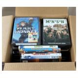 Box of DVDs