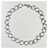 Sterling silver ankle bracelet