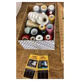 Serger thread and needles