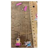 2 NEW Betsey Johnson necklaces