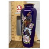 Blue Asian ceramic vase