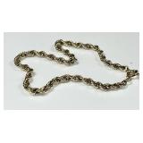 14k gold twisted rope bracelet