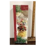 4-pc glass stacking jar set