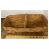 Longaberger basket with divider