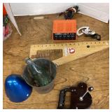 Cleanup lot with model airplane pieces, etc.