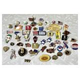 Group of pins and hat pins