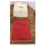 Vintage military American Indian books