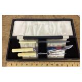 Wallace Allen carving set in fitted box