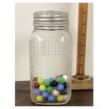 Jar of marbles
