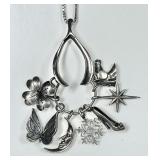 Sterling silver 7 Days of Wishes necklace