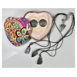 Brighton earrings and necklace