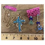 NEW Betsey Johnson necklace and earrings