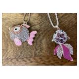 2 NEW Betsey Johnson necklaces