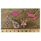 2 NEW Betsey Johnson necklaces