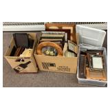 Large group of picture frames