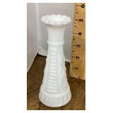 Milk glass bud vase