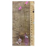 2 NEW Betsey Johnson necklaces