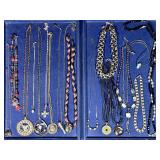 Costume jewelry necklaces