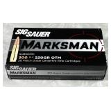 Sig Sauer Marksman 300 Black ammo 20 cartridges