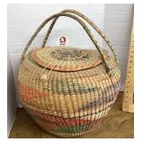 Large woven basket